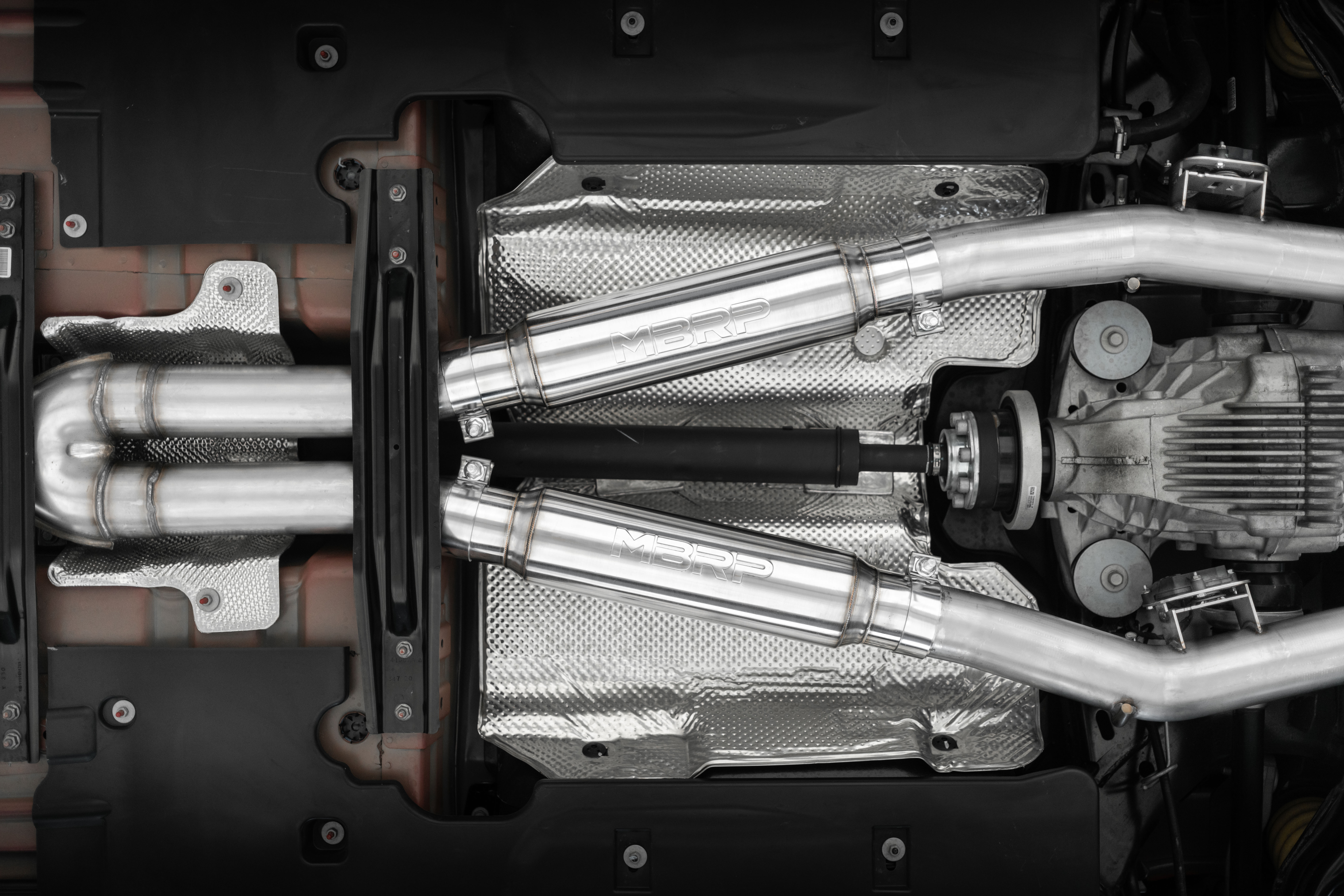 MBRP Exhaust 3in. T304 Stainless Steel Race To Street Conversion Kit